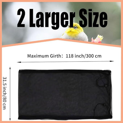 Bird Cage Seed Catcher, Large Birdcage Net Cover, Bird Cage Accessories - Image 2