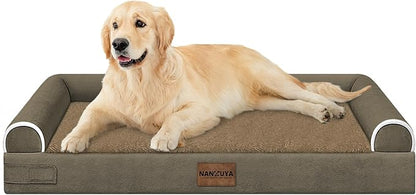Large Dog Bed Orthopedic Washable: Beds Bolster XL Bed Big XLarge Dogs Memory by Nanuya