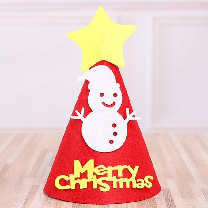 5 Pcs Christmas Dog Hats Cute Cats Party Hats Pet Set Dogs Santa Hats Puppies - Image 3