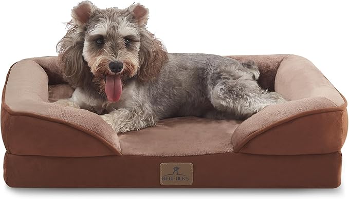 Bedfolks Orthopedic Dog Bed, Waterproof Dog Sofa Bed by Bedfolks