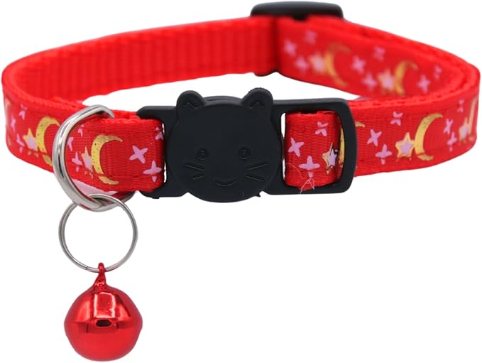 Set of 2: KioKatt Celestial Nylon Cat Collars - Image 3