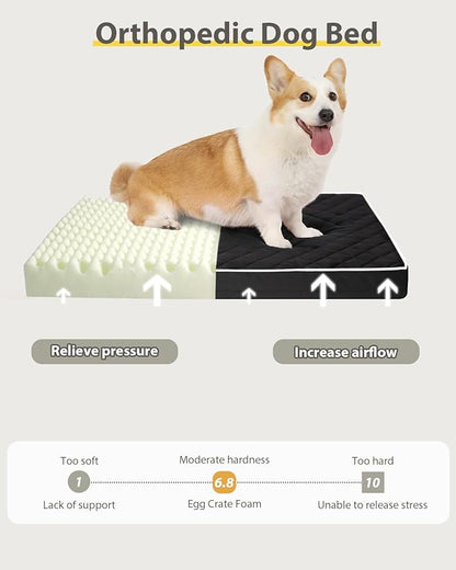 Orthopedic Dog Beds Large Sized Dog Waterproof Pet Kennel Pad - Image 3