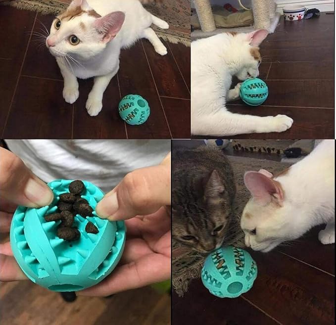 Sunglow 2 Pack Dog Toy, Nontoxic Bite Resistant Teething Balls - Image 6