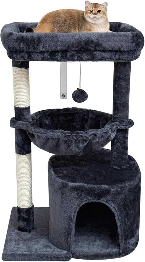 SYANDLVY Small Cat Tree for Indoor Cats, Cat Tower by SYANDLVY