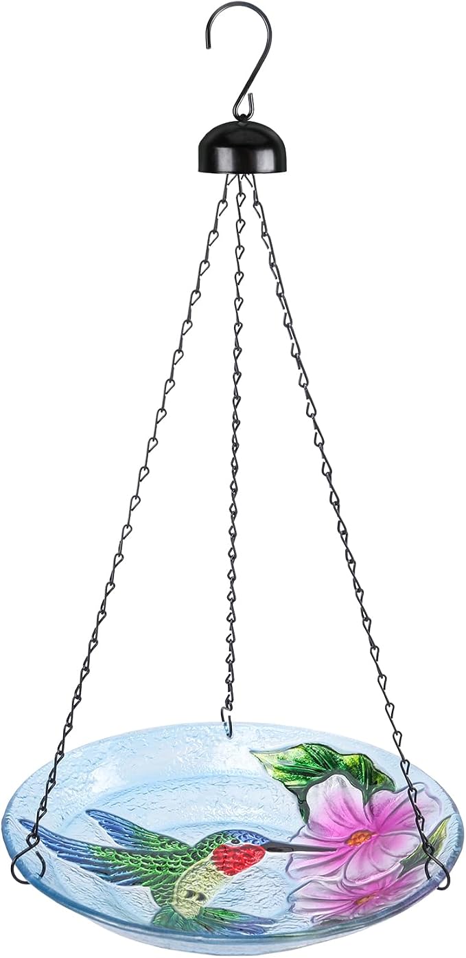 VCUTEKA Glass Hanging Bird Bath by VCUTEKA