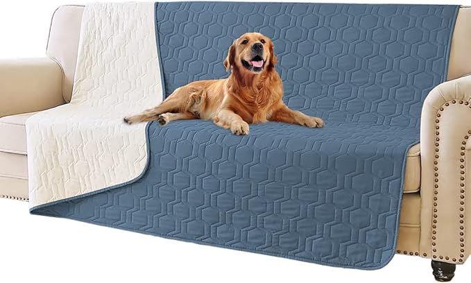 Waterproof and Anti-Slip Dog Bed Cover and Pet Blanket Sofa Pet Bed Mat ，car by TcksstexFauxFurDogBedCover