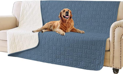 Waterproof and Anti-Slip Dog Bed Cover and Pet Blanket Sofa Pet Bed Mat ，car by TcksstexFauxFurDogBedCover