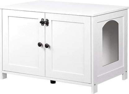 HOOBRO Litter Box Enclosure, Cat Litter Box Furniture by HOOBRO