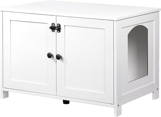 HOOBRO Litter Box Enclosure, Cat Litter Box Furniture by HOOBRO
