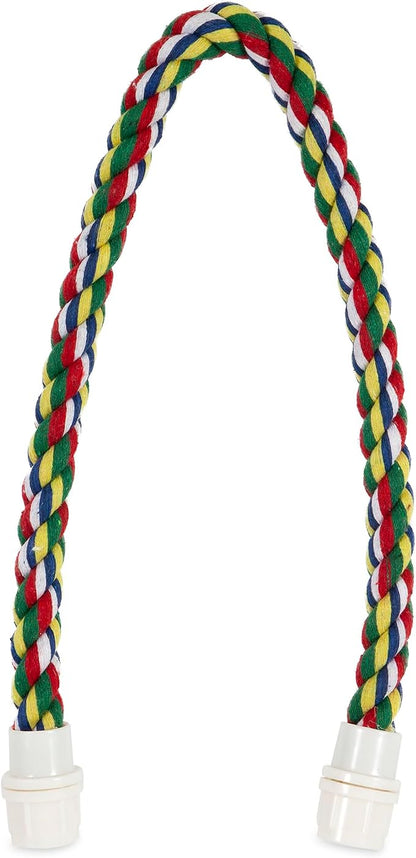 JW Pet Comfy Perch For Birds Flexible Multi-color Rope, Small - Image 3