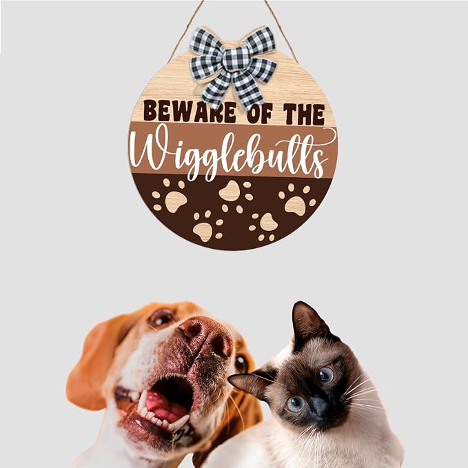 Beware of The Wigglebutts Front Door Sign, Beware of the Wiggle Butts Sign - Image 3