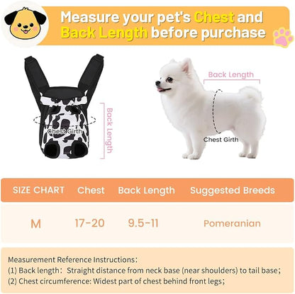 Inspack Dog Backpack Carrier/Cat Carrier, Adjustable Pet Front Carriers Travel - Image 2
