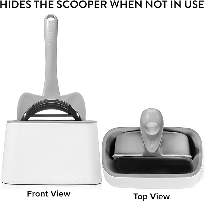 CatGuru Premium Cat Litter Scoop Holder – Heavy-Duty Scooper Storage Caddy - Image 4