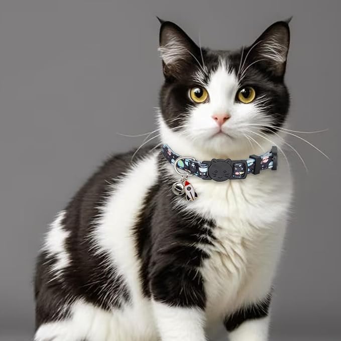 Cat Collar Breakaway, 2 Pack Cotton Cats Collars - Image 3