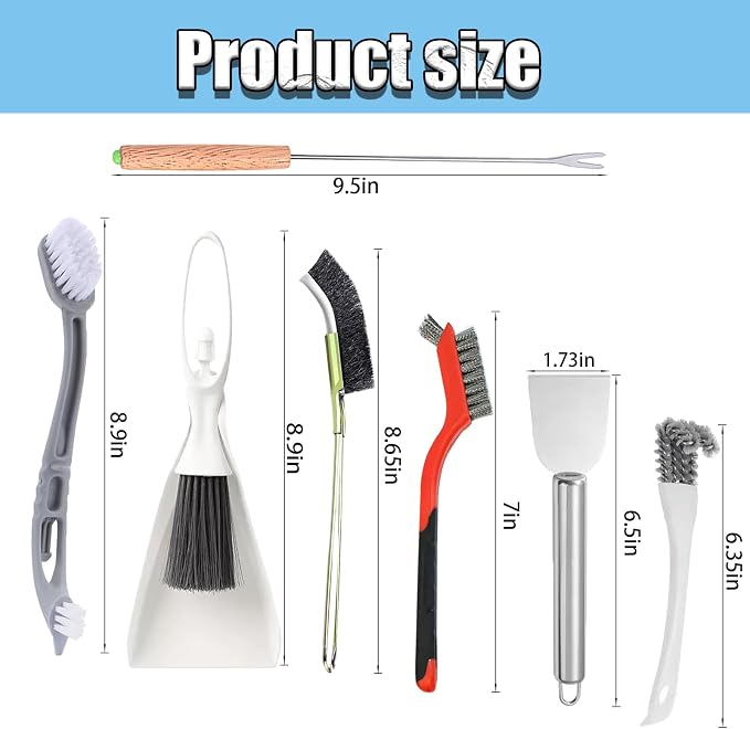 Bird Cage Cleaning Brush Tool Set, Bird Cage Cleaner, Suitable - Image 2