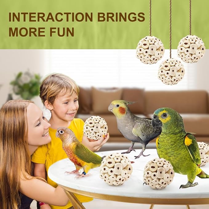 7Pcs Bird Toys for Parrots - Image 6