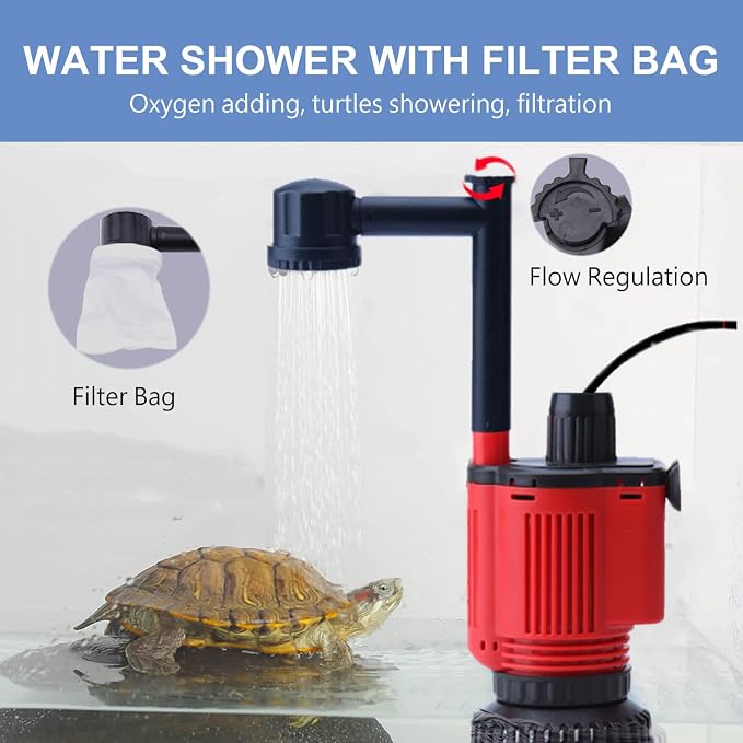 Aquarium Gravel Cleaner Siphon Kit, 6 in 1 Automatic Fish Tank Cleaning Tools - Image 5