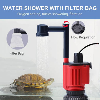 Aquarium Gravel Cleaner Siphon Kit, 6 in 1 Automatic Fish Tank Cleaning Tools - Image 5