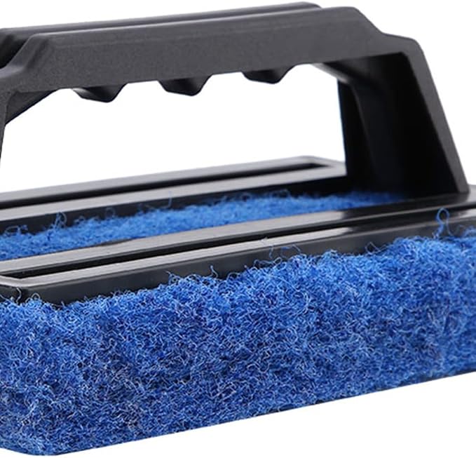 5.7inch Aquarium Scraper Plastic Brush No Dead Angles Design Glass Cleaner Tool - Image 5