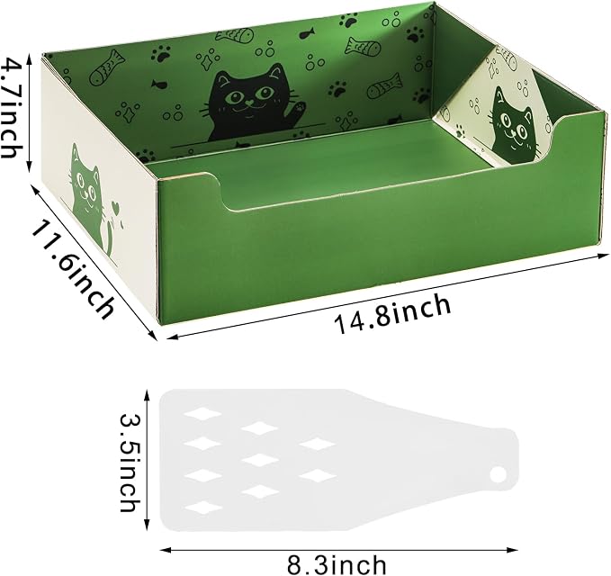 SOUJOY 8 Pcs Disposable Litter Boxes - Image 2