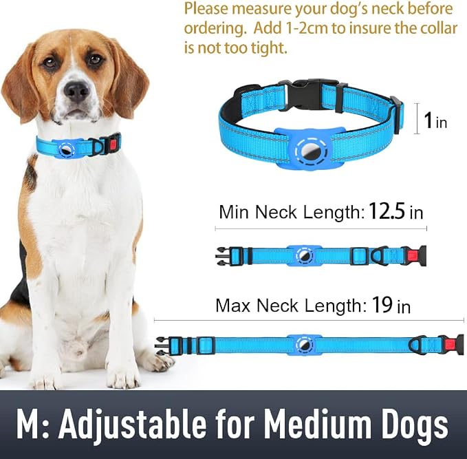 Airtag Dog Collar with AirTag Holder - Image 6