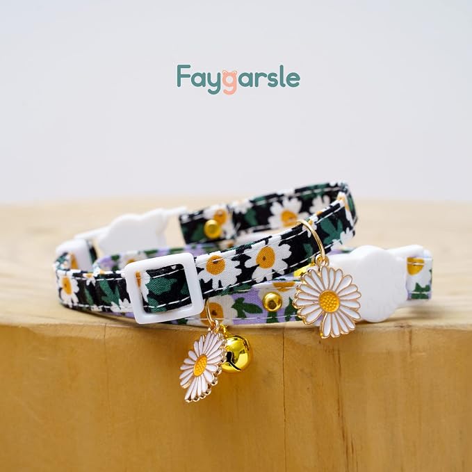 2 Pack Cotton Breakaway Cat Collars - Image 4