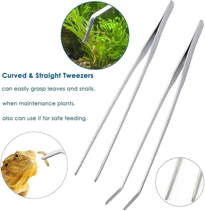 Capetsma Aquascape Long Stainless Steel Plant Tools Set - Image 5