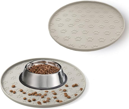 Dog Food Mat - Waterproof Silicone Dog Mat by WLDJMP