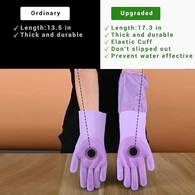 Dog Washing Gloves, Pet Grooming Gloves - Image 5