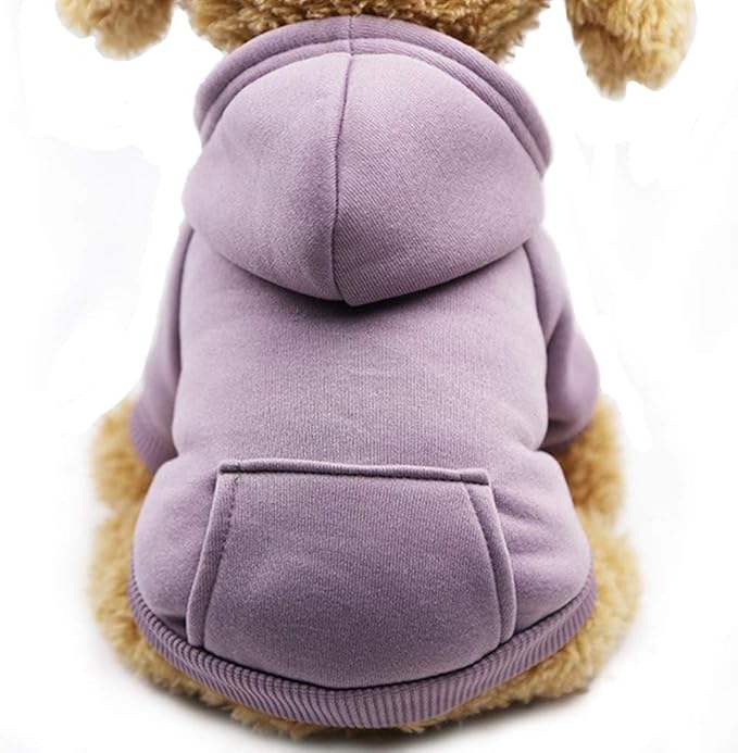 Jecikelon Winter Dog Hoodie Sweatshirts by Jecikelon