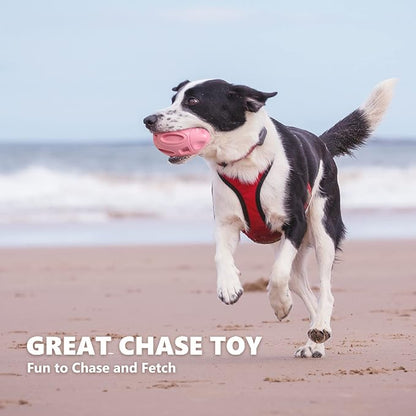 EASTBLUE Squeaky Dog Toys for Aggressive Chewers: Rubber Puppy Chew Ball - Image 5