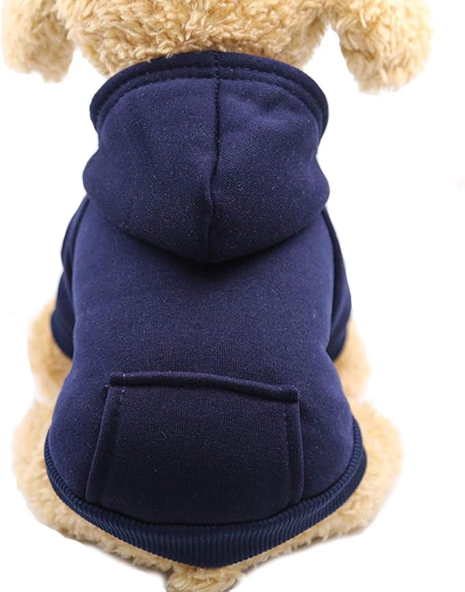 Jecikelon Winter Dog Hoodie Sweatshirts by Jecikelon