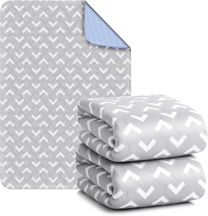 Non-Slip Bed Pads for Incontinence Washable, Waterproof Bed Pads, Bed Wetting by Brosive