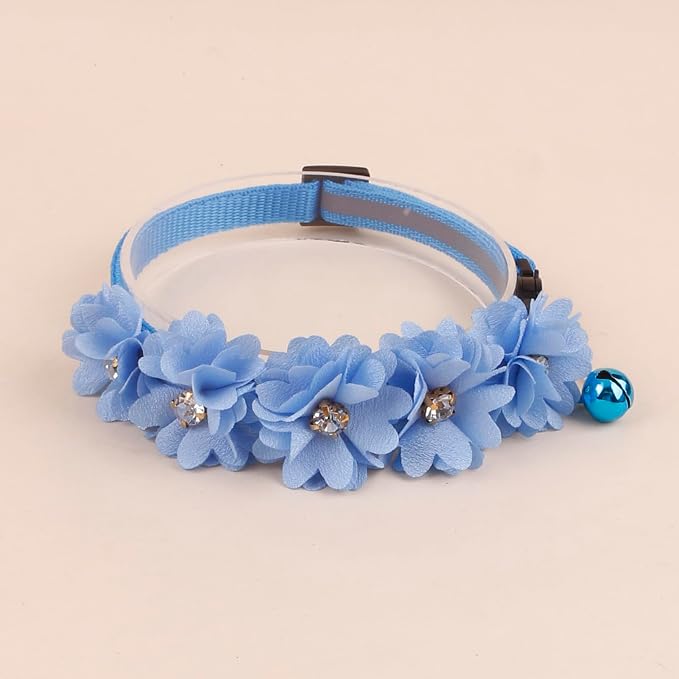 2 Pack Cat Collar Pink Floral - Image 5