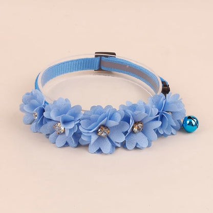 2 Pack Cat Collar Pink Floral - Image 5