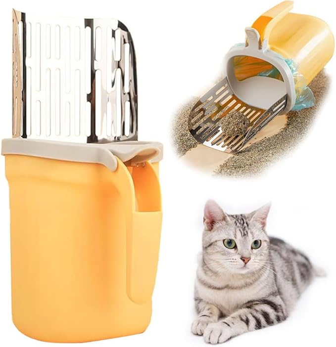 Cat Litter Scoop, Large Capacity Mess-Free Cat Litter Scooper by RUIFANDAHK