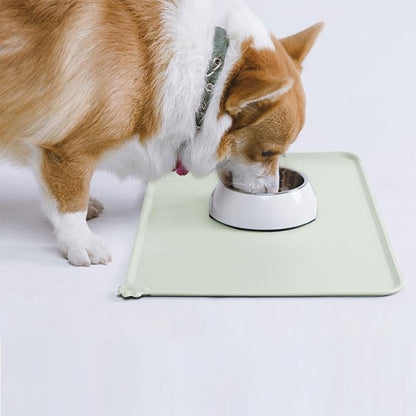 AUDWUD Silicone Waterproof Pet Feeding Mats, Anti Slip Bowl Pad, Dog Mat - Image 7