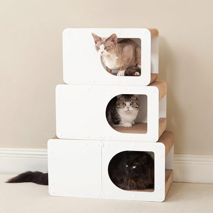 EHEYCIGA Cardboard Cat Scratcher House, 23-Inch Corrugated Cat Scratcher - Image 9