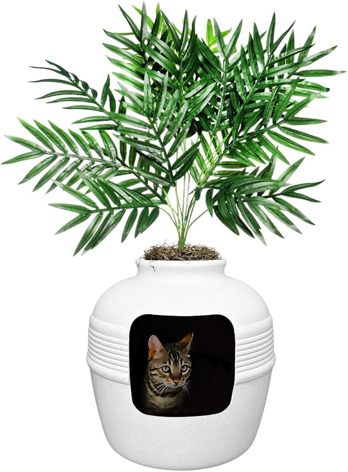Good Pet Stuff Hidden Litter Box Planter, Decorative Cat Litter Enclosure by TheGoodPetStuffCompany