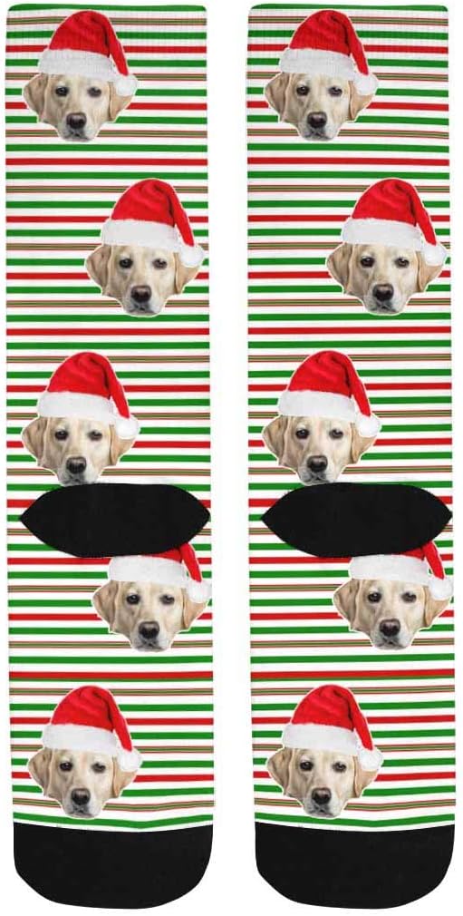 Custom Face Socks, Personalized Dog Lover Pet Photo Picture on Socks Unisex - Image 4