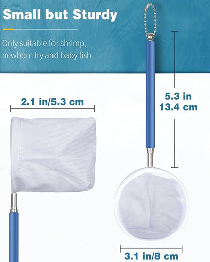 Pawfly 3 Inch Aquarium Shrimp Net, Tiny Fish Tank Net - Image 6