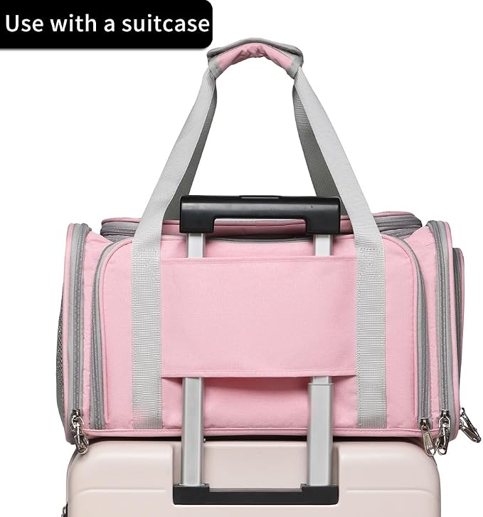 Airline Approved Pet Carrier for Cats and Small Dogs up to 15 lbs, Breathable - Image 5