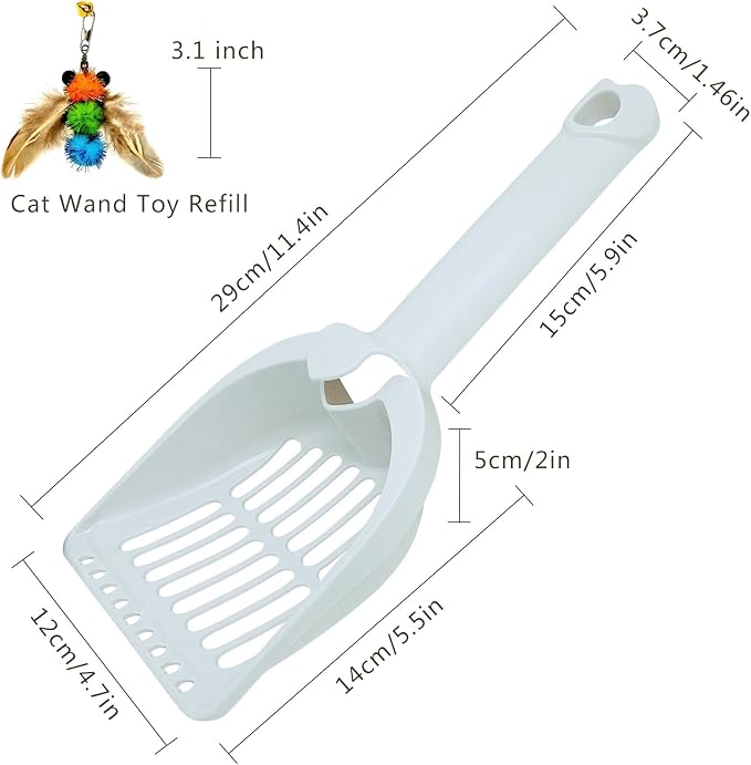 2 Pack Large Cat Litter Scoop Set - Image 4