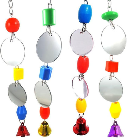 Hypeety Pet Bird Mirror with Bell Interactive Parrot Toy - Image 8