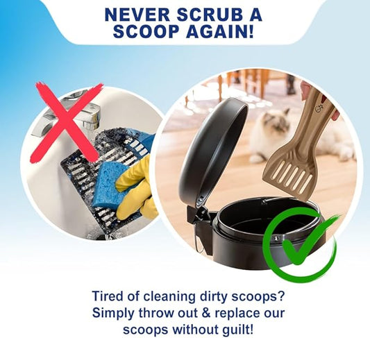 Disposable Cat & Rabbit Litter Scoops - Image 2