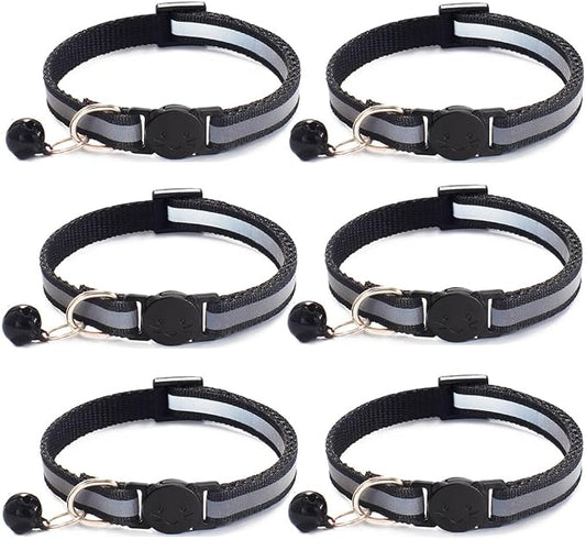6 Pack Reflective Cat Collar by Jigichu