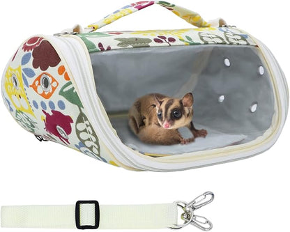 Wontee Small Pet Carrier Hamster Carrier Bag Portable Travel Carrier by Wontee