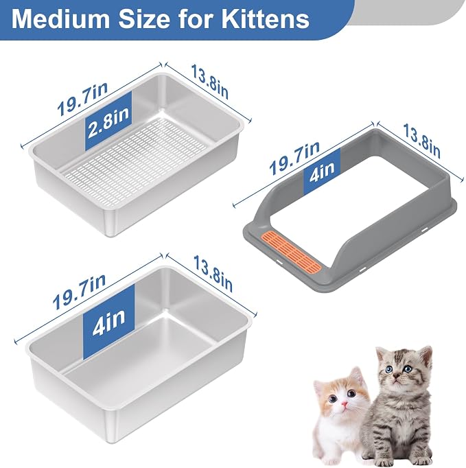 Stainless Steel Sifting Litter Box - Image 5