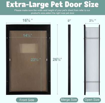 Dog Door Aluminum Pet Door - Image 2