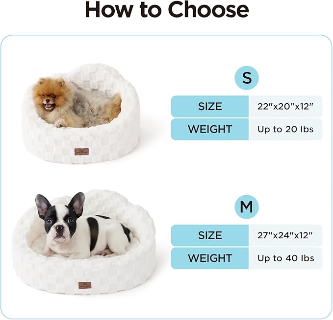 Joydeco Cloud Dog Bed for Small Dogs & Cats, Washable Pet Bed - Image 7